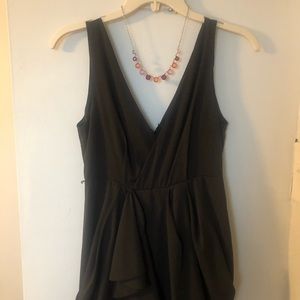 H&M Black Wrapped Cocktail Dress